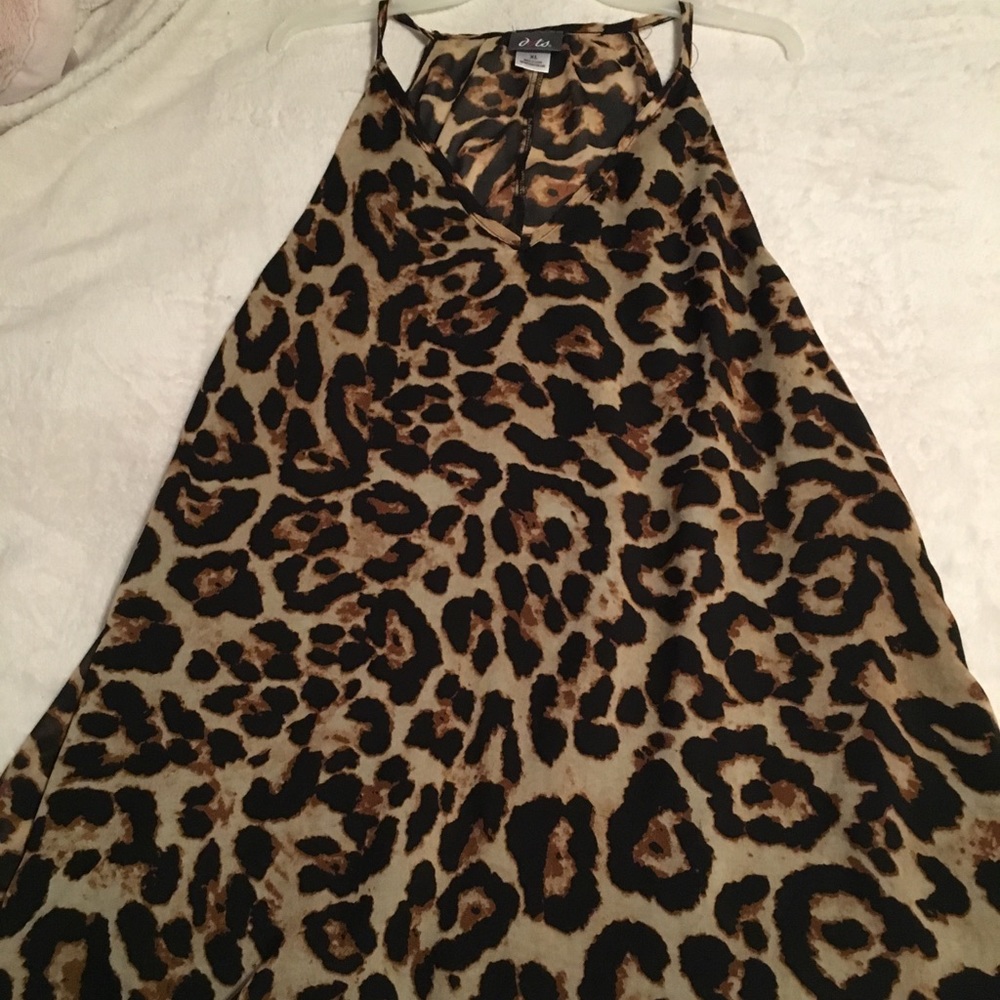 Long tank cheetah top